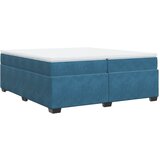  The Living Store Box spring postelja z vzmetnico temno modra 200x200 cm žamet - Box Spring Postelja, (21492272) | Shoptok.si