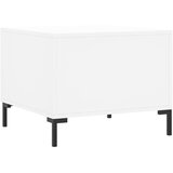  Stolić za kavu bijeli 50 x 50 x 40 cm od konstruiranog drva | shoptok.hr