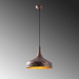 VISILICA DODO, bakar, ruččno bojano, metal, 30 x 30 cm, visina 110 cm, promjer sjenila 30 cm, visina 27 cm, podesiva visina, duljina kabla 90 sm, E27 40 W | shoptok.hr