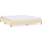The Living Store Posteljni okvir brez vzmetnice krem 180x200 cm blago - Posteljni Okvir, (21523560) | Shoptok.si