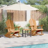  Adirondack ljuljačka 2 kom. Smeđa Masivni teakov drvo | shoptok.hr