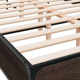  Okvir za krevet smeđi hrast 120x190cm konstruirano drvo i metal | shoptok.hr