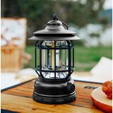 Venisymlis Retro B Led Luč Za Kampiranje Z Možnostjo Zatemnitve, Topla Bela Svetloba C-Type Zunanja Luč Za Kampiranje, (22068341) | Shoptok.si