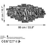 Wallity zidna dekoracija Innovation, 86x41cm, Crna | Eponuda.com