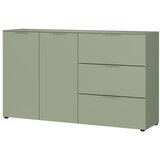 Germania Zelena komoda v mat dekorju 151x98x40 cm Savoca – | Shoptok.si