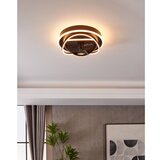 Eglo 35146 - LED prigušiva plafonski ventilator NAMORI 4xLED/9W/230V prečnik 50 cm crni + daljinski upravljač | Eponuda.com