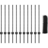 vidaXL Ograbni stupovi 11 kom U-kanal siva 80 cm čelik | shoptok.hr