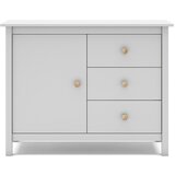 Marckeric Bela nizka otroška komoda iz masivnega bora 90x80 cm Max – Marckeric | Shoptok.si