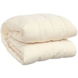 vidaXL Obtežena odeja svetlo krem 150x200 cm 7 kg blago | Shoptok.si