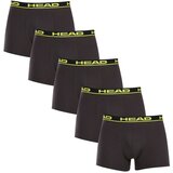 Head 5PACK Men's Boxer Shorts Grey Cene