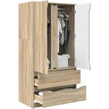 Ormarić Sonoma hrast 79,5 x 49 x 156 cm Konstrukcijsko drvo | shoptok.hr