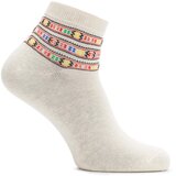 BRILLE ženske čarape Ethno x1 Socks bele Cene