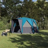  Kabinski šator s krovom s pohranom Plava 425 x 396 x 222 cm | shoptok.hr