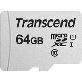 Transcend micro SD 64GB class 10, ultra high speed class 1 (U1) with adapter ( TS64GUSD300S-A ) cene