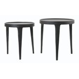 Light & Living Okrogle stranske mizice v kompletu 2 ks ø 43 cm Tobias – Cene