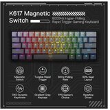 Redragon Fizz K617 RGB Crna 60% (Magnetic Hall Effect) Tastatura | ePonuda.com