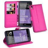 Cadorabo Ohišje, združljivo z HTC Desire 816 v vroča rožnata - Zaščitni ovitek z magnetnim zapiranjem, stoječo funkcijo in režo za kartice, (20557581) | Shoptok.si