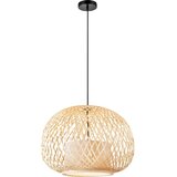 Nordlux visilica na sajli HISOKA 1xE27/40W/230V crna/bambus | Eponuda.com
