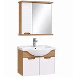 Kupatilski ormarići set Roma drvo Ket konzola 55cm