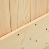  Vrata NARVIK Naravna 85 x 210 cm Masiven borov les, (5000215487) | Shoptok.si