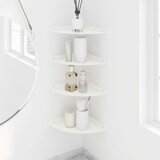  Ležeča polica s polico 4 pcs Bela 24 x 24 x 2 cm, (5000307116) | Shoptok.si