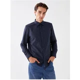 LC Waikiki Men's Regular Fit Long Sleeve Striped Shirt.