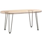 vidaXL Noge za mizo za lase 4 kosi naravno jeklo 42 cm trdno jeklo | Shoptok.si
