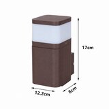 Brilagi Spoljašnja zidna lampa sa SCHUKO utičnicom PILLAR 1xG9/11W/230V IP44 braon | Eponuda.com