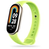 Onasi Silikonski pašček za uro Xiaomi Mi Band 8 - limeta u