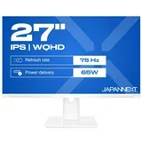 JAPAEXT JN-IPS270WQHD75F-C65W-HSP-W computer monitor 68.6 cm (27) 2560 x 1440 pixels Quad HD LED White