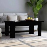  Stolić za kavu crni 100 x 60 x 42 cm od konstruiranog drva | shoptok.hr