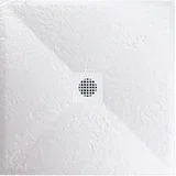 lithos tuš kada 80x80 - liveni mermer bela