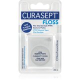Curasept Dental Tape PTFE Flat Section zubna trakica s teflonskom površinom s antibakterijskim sastavom 35 m | shoptok.hr
