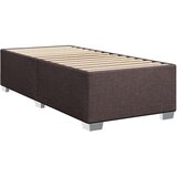  Krevet s oprugama i madracem tamnosmeđi 90 x 200 cm od tkanine | shoptok.hr