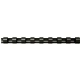 6 mm plastični spiral, za 10-20 listova, crni