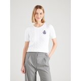 Polo Ralph Lauren Pulover 'TARJYLL-SHORT SLEEVE-PULLOVER' bijela | shoptok.hr