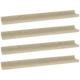 Maison Chic 4 kosi Stenske Police - Viseče police sonoma hrast 60x9x3 cm, (21793995) | Shoptok.si