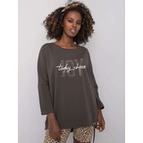 RELEVANCE Blouse-RV-BZ-6282.85P-dark khaki | Shoptok.si