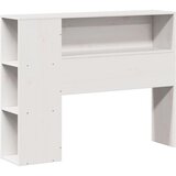  Krevet s regalom za knjige bez madraca bijeli 75x190cm borovina | shoptok.hr