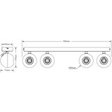 Osram Spot svetiljka SPOT SPHERAL 4xGU10/6W/230V crna | Eponuda.com