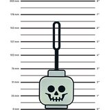 Lego Minifigure etiketa za torbe i prtljag: Kosturko koji svetli u mraku | Eponuda.com