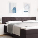  Vzglavje z LED lučmi z vzglavjem Rjava 200 cm blago, (5000044013) | Shoptok.si