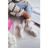 Milena Women's Socks Rabbits And Dots Ecru | shoptok.hr