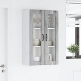  Zidni stakleni ormarić Siva Sonoma 60 x 31 x 100 cm | shoptok.hr