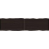Stolna ploča tamnosmeđa 160x40x(2-6) cm obrađena hrastovina | shoptok.hr