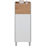 Premium Living Spodnja Omarica Como -Exklusiv-, Bela, Hrast | Shoptok.si