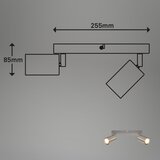 BRILONER 2172-022 - Spot svetiljka SPOT 2xGU10/9W/230V matni hrom | Eponuda.com