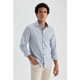 Defacto Slim Fit Polo Collar Poplin Long Sleeve Shirt Cene