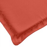  Jastuci za stolice 4 kom prošarano crvena 120x50x4 cm tkanina | shoptok.hr