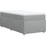  Box spring krevet s madracem svjetlosivi 90x190 cm od tkanine | shoptok.hr